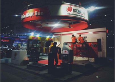 Booth NGK và Booth  Idemitsu